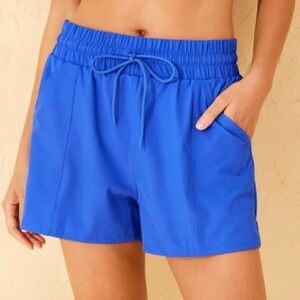 Shade & Shore High Waist Swim Board Shorts With Pockets
